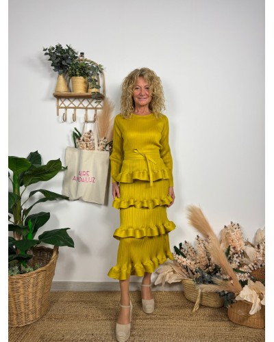 VESTIDO MIA VOLANTES