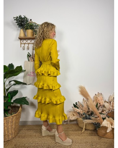 VESTIDO MIA VOLANTES