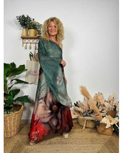 VESTIDO ASIMETRICO